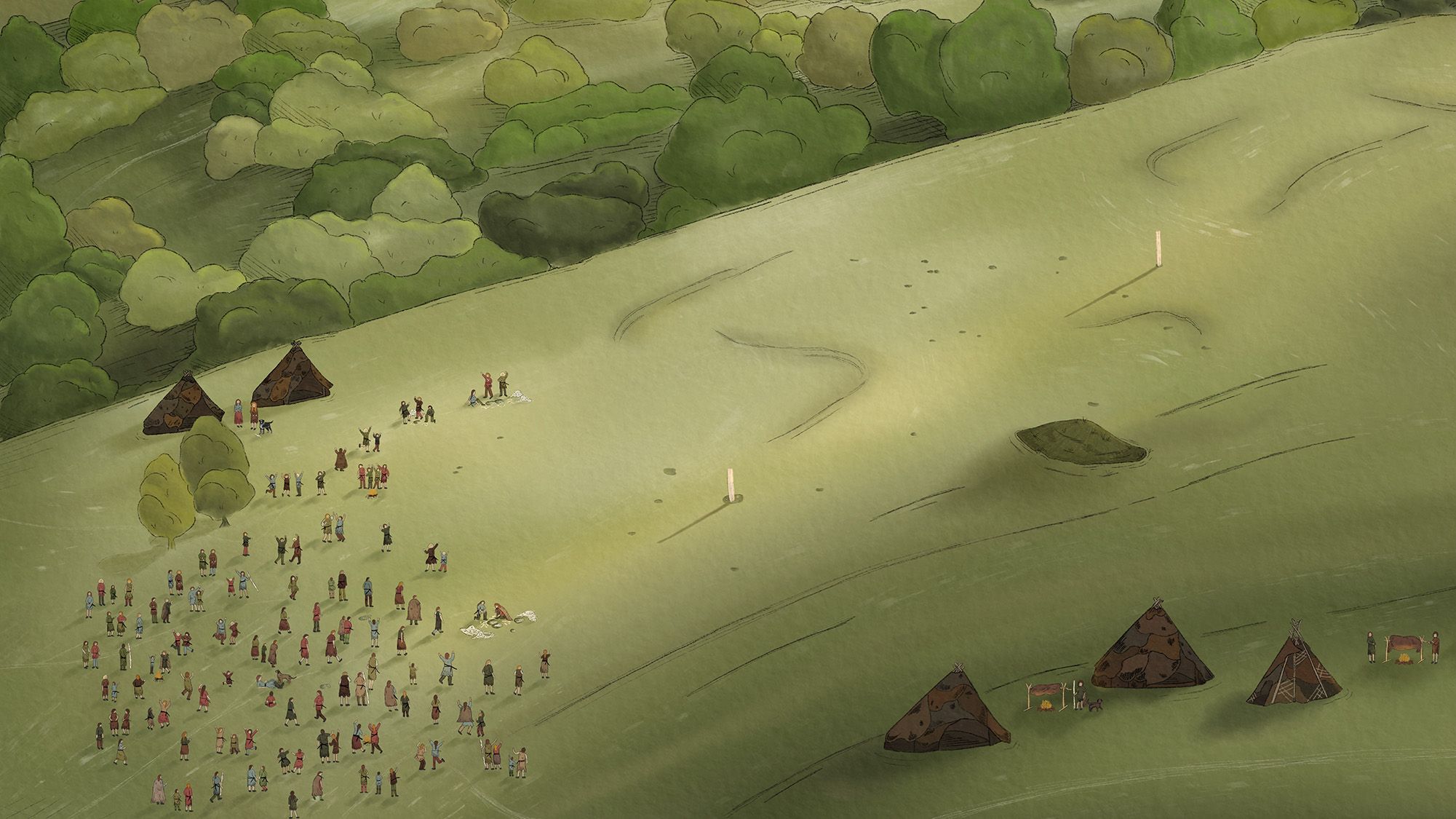 Stone Age Posts Near Stonehenge Marked Solstices Before the Stones